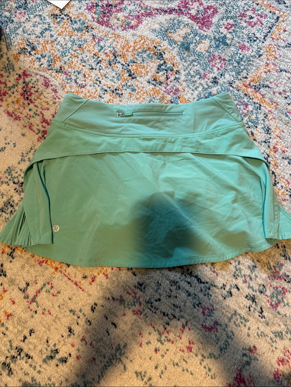 lululemon athletica light teal athletic skort - Picture 2 of 3